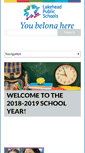 Mobile Screenshot of lakeheadschools.ca